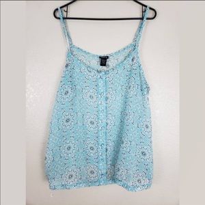 Torrid Blue Tank Top Cami